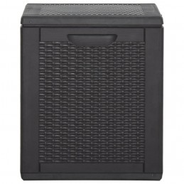 Acquista Baule da Giardino 90 L Nero in Rattan PP con riferimento GHV-151227 della ditta GARDENHOME