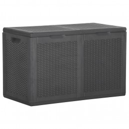 Acquista Baule da Giardino 180 L Nero in Rattan PP con riferimento GHV-151228 della ditta GARDENHOME