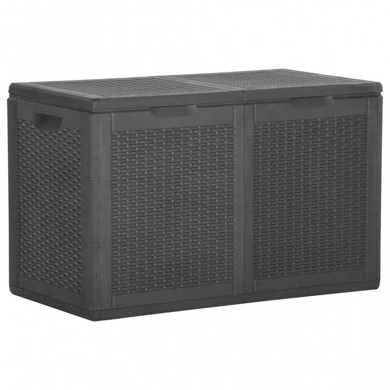 Acquista Baule da Giardino 180 L Nero in Rattan PP con riferimento GHV-151228 della ditta GARDENHOME
