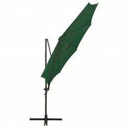 Acquista Ombrellone a Sbalzo con Palo e Luci a LED Verde 300 cm con riferimento GHV-312337 della ditta 