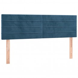Acquista Testiere 2 pz Blu Scuro 72x5x78/88 cm in Velluto con riferimento GHV-346156 della ditta 