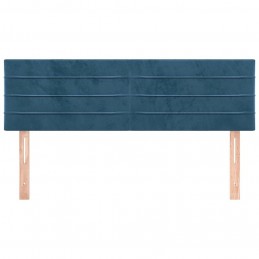 Acquista Testiere 2 pz Blu Scuro 72x5x78/88 cm in Velluto con riferimento GHV-346156 della ditta 
