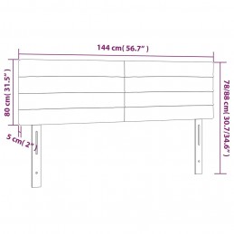 Acquista Testiere 2 pz Blu Scuro 72x5x78/88 cm in Velluto con riferimento GHV-346156 della ditta 