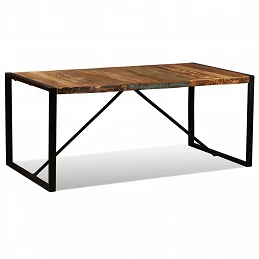 Acquista Tavolo da Pranzo in Legno Massello Anticato 180 cm con riferimento GHV-243999 della ditta 