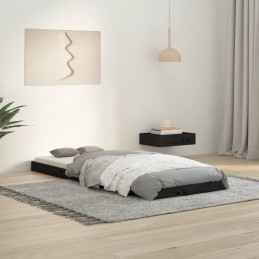 Acquista Giroletto Nero 75x190 cm Legno Massello Pino 2FT6 Small Single con riferimento GHV-823488 della ditta 