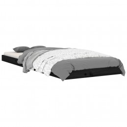 Acquista Giroletto Nero 75x190 cm Legno Massello Pino 2FT6 Small Single con riferimento GHV-823488 della ditta 