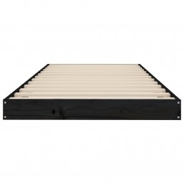 Acquista Giroletto Nero 75x190 cm Legno Massello Pino 2FT6 Small Single con riferimento GHV-823488 della ditta 