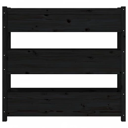 Acquista Fioriera Nera 112x25x104,5 cm in Legno Massello di Pino con riferimento GHV-823924 della ditta 