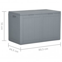 Acquista Baule da Giardino 180 L Grigio in Rattan PP con riferimento GHV-151234 della ditta GARDENHOME