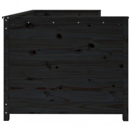 Acquista Dormeuse Nera 75x190 cm in Legno Massello di Pino con riferimento GHV-820920 della ditta 