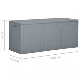 Acquista Baule da Giardino 270 L Grigio in Rattan PP con riferimento GHV-151235 della ditta GARDENHOME
