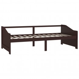 Acquista Divano Letto a 3 Posti Marrone Scuro Massello di Pino 90x200cm con riferimento GHV-322167 della ditta 