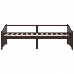 Acquista Divano Letto a 3 Posti Marrone Scuro Massello di Pino 90x200cm con riferimento GHV-322167 della ditta 