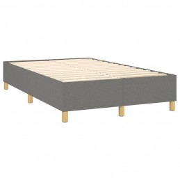 Acquista Giroletto a Molle con Materasso Grigio Scuro 120x200 cm Tessuto con riferimento GHV-3137142 della ditta 