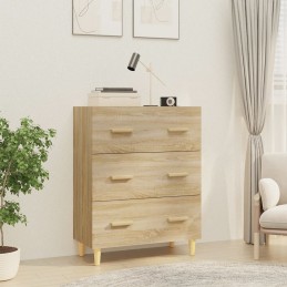 Acquista Credenza Rovere Sonoma 70x34x90 cm in Legno Multistrato con riferimento GHV-812153 della ditta 