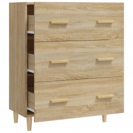 Acquista Credenza Rovere Sonoma 70x34x90 cm in Legno Multistrato con riferimento GHV-812153 della ditta 