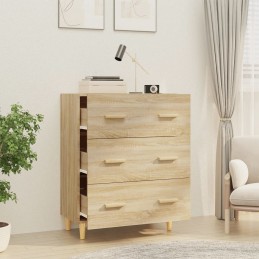 Acquista Credenza Rovere Sonoma 70x34x90 cm in Legno Multistrato con riferimento GHV-812153 della ditta 
