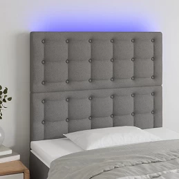 Acquista Testiera a LED GrigioScuro 100x5x118/128cm inTessuto con riferimento GHV-3122849 della ditta 
