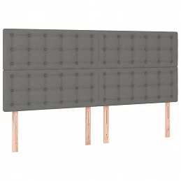 Acquista Giroletto a Molle con Materasso Grigio Scuro 160x200 cm Tessuto con riferimento GHV-3128854 della ditta 