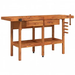 Acquista Banco Lavoro Cassetti e Morse 162x62x83cm Legno Massello Acacia con riferimento GHV-153323 della ditta 