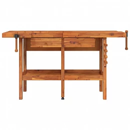 Acquista Banco Lavoro Cassetti e Morse 162x62x83cm Legno Massello Acacia con riferimento GHV-153323 della ditta 