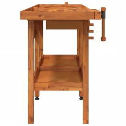 Acquista Banco Lavoro Cassetti e Morse 162x62x83cm Legno Massello Acacia con riferimento GHV-153323 della ditta 