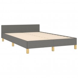 Acquista Giroletto con Testiera Grigio Scuro 120x200 cm in Tessuto con riferimento GHV-3124880 della ditta 