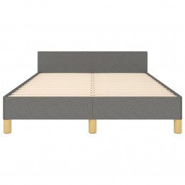 Acquista Giroletto con Testiera Grigio Scuro 120x200 cm in Tessuto con riferimento GHV-3124880 della ditta 