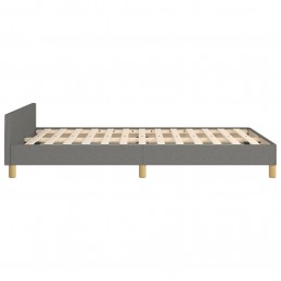 Acquista Giroletto con Testiera Grigio Scuro 120x200 cm in Tessuto con riferimento GHV-3124880 della ditta 