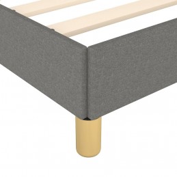 Acquista Giroletto con Testiera Grigio Scuro 120x200 cm in Tessuto con riferimento GHV-3124880 della ditta 