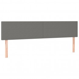 Acquista Giroletto a Molle con Materasso Grigio Scuro 200x200 cm Tessuto con riferimento GHV-3126670 della ditta 