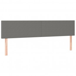 Acquista Giroletto a Molle con Materasso Grigio Scuro 200x200 cm Tessuto con riferimento GHV-3126110 della ditta 