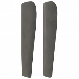 Acquista Testiera ad Orecchio GrigioScuro 103x23x118/128cm in Velluto con riferimento GHV-3118139 della ditta 