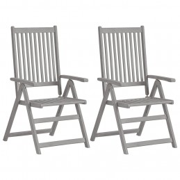 Acquista Sedie da Giardino Reclinabili 2 pz con Cuscini Massello Acacia con riferimento GHV-3064705 della ditta 