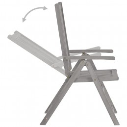 Acquista Sedie da Giardino Reclinabili 2 pz con Cuscini Massello Acacia con riferimento GHV-3064705 della ditta 