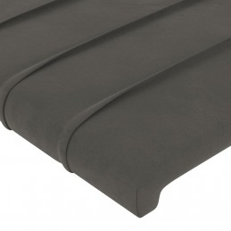 Acquista Testiera a LED Grigio Scuro 200x5x78/88 cm in Velluto con riferimento GHV-3121819 della ditta 