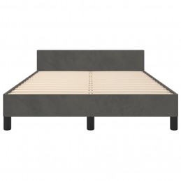 Acquista Giroletto con Testiera Grigio Scuro 120x200 cm in Velluto con riferimento GHV-3125807 della ditta 