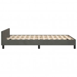 Acquista Giroletto con Testiera Grigio Scuro 120x200 cm in Velluto con riferimento GHV-3125807 della ditta 