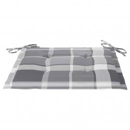 Acquista Cuscini Sedie Giardino a Quadri Grigi 4 pz 50x50x3 cm Tessuto con riferimento GHV-314072 della ditta 