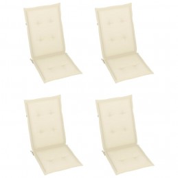 Acquista Sedie da Giardino Reclinabili 4 pz con Cuscini Massello Acacia con riferimento GHV-3065349 della ditta 