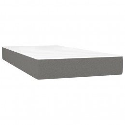 Acquista Letto a Molle Materasso e LED Grigio Scuro 90x190 cm in Tessuto con riferimento GHV-3139078 della ditta 