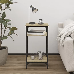 Acquista Tavolino Rovere Sonoma 40x30x75 cm in Legno Multistrato con riferimento GHV-825798 della ditta 