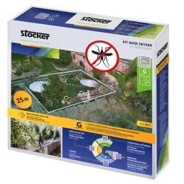 Acquista Kit Base 25 mt e 10 ugelli per Geyser Stocker sistema anti Zanzare con riferimento 4211 della ditta Stocker