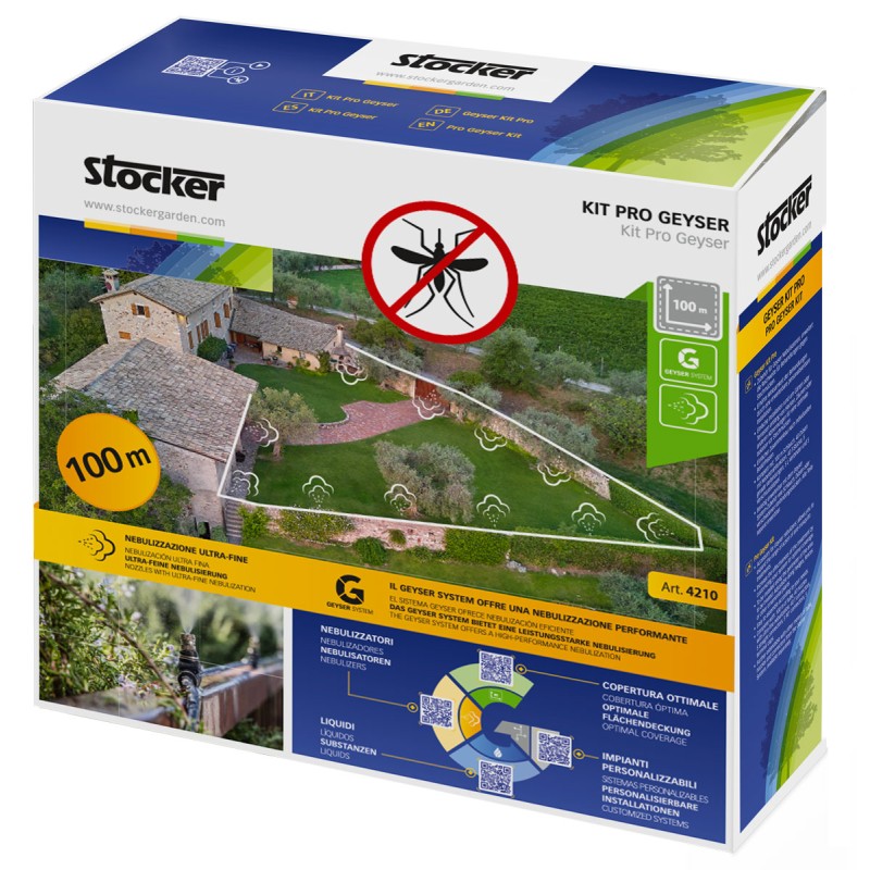 Acquista Kit pro 100 mt e 40 Augelli per Geyser Stocker sistema anti Zanzare con riferimento 4210 della ditta Stocker