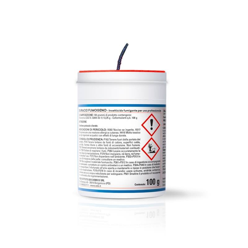 Acquista DURACID Fumogeno 11 gr antitarlo,insetti nocivi con riferimento V01298 della ditta VEBI