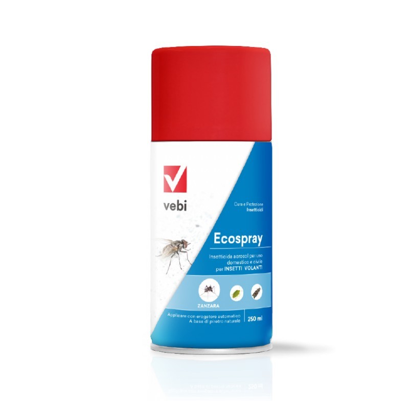 Acquista ECOSPRAY insetticida aerosol bombola 250 ml per distributore automatico con riferimento V01251 della ditta VEBI