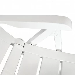Acquista Sedie Reclinabili da Giardino 4 pz in Plastica Bianche con riferimento GHV-275067 della ditta GARDENHOME