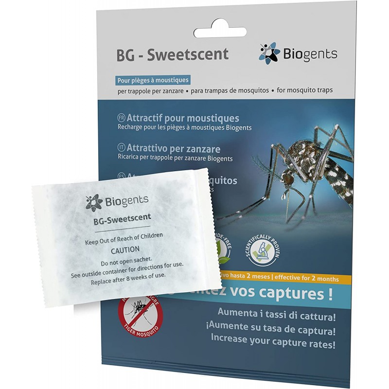 Acquista Biogents BG-Sweetscent Attrattori Ricarica per le trappole antizanzare Mosquitaire con riferimento 86601361 della ditta BIOGENTS