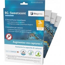 Acquista Biogents BG-Sweetscent Attrattori Ricarica per le trappole antizanzare Mosquitaire SET da 3 pezzi con riferimento 86601362 della ditta BIOGENTS