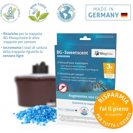 Acquista Biogents BG-Sweetscent Attrattori Ricarica per le trappole antizanzare Mosquitaire SET da 3 pezzi con riferimento 86601362 della ditta BIOGENTS